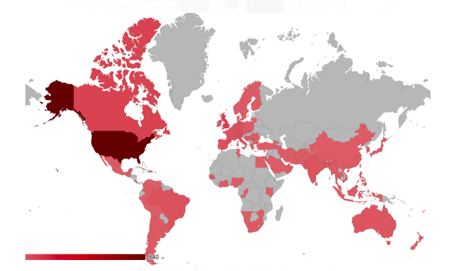 attacchi ransomware a livello globale
